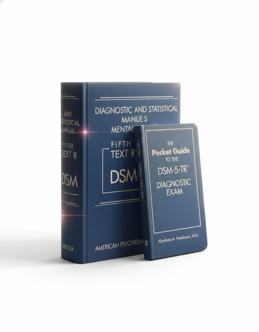 DSm-5-tr Diagnostic and Statistical Manual of Mental Disorders hardcover with pocket guide