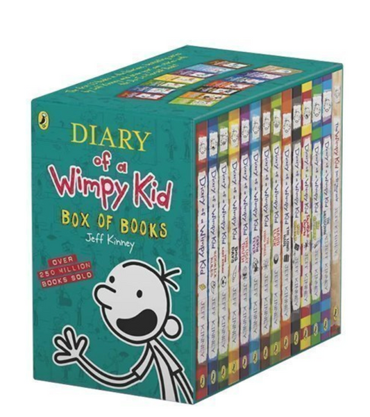 Diary of a Wimpy Kid Box of Books (1-13) Paperback